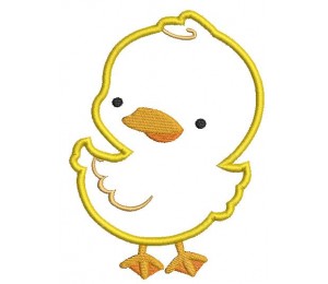 Stickmuster - Bauernhof - Küken Appli